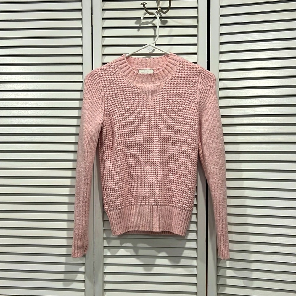 Pink lucky brand sweater